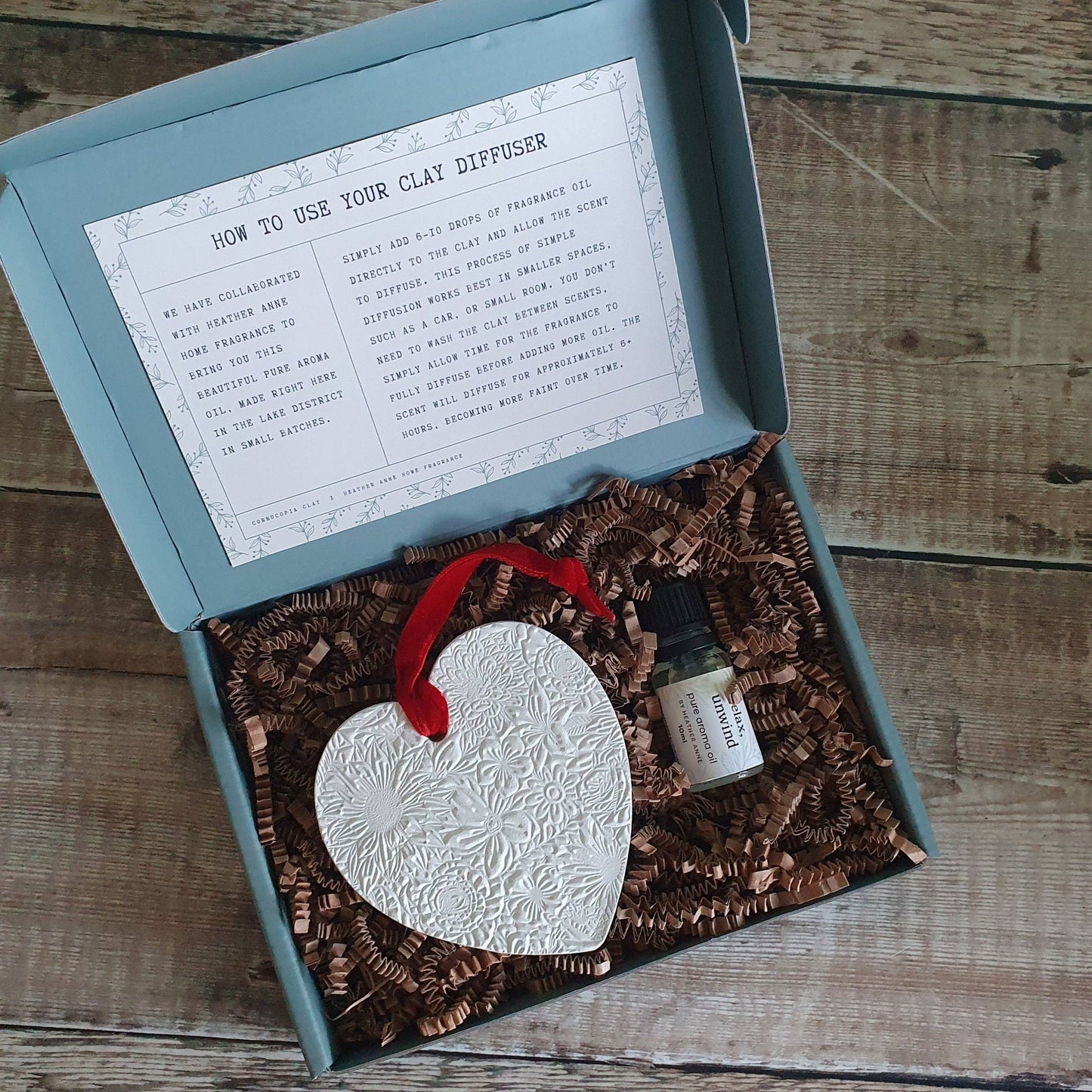 Hanging Diffuser Gift Set: Lemongrass & Ginger