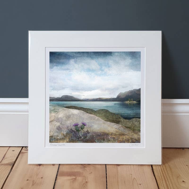 Plockton Thistles, West Coast Scotland Wall Art - Arbory Rose