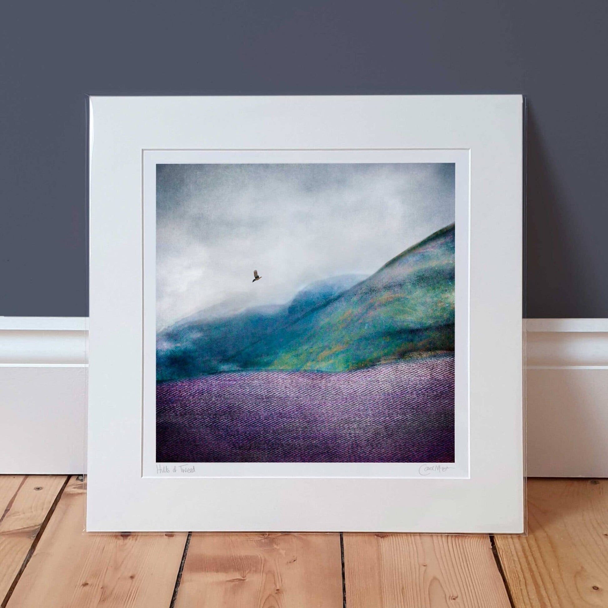 Hills Of Tweed, Scottish Highlands Landscape Art Print - Arbory Rose